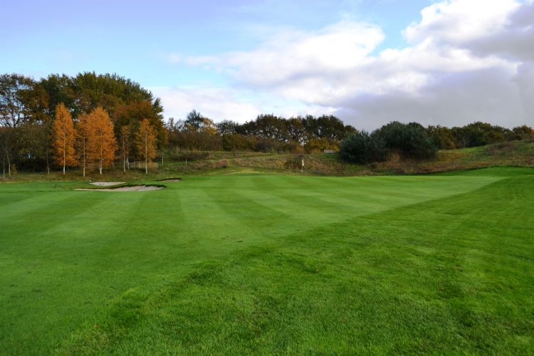 De green van hole 6 De green van hole 6