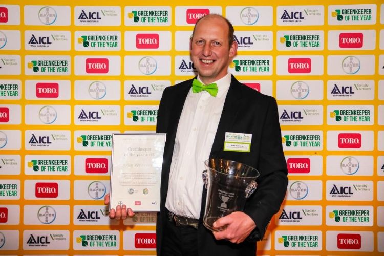 Arjen Westeneng was in 2018 Greenkeeper of the Year.