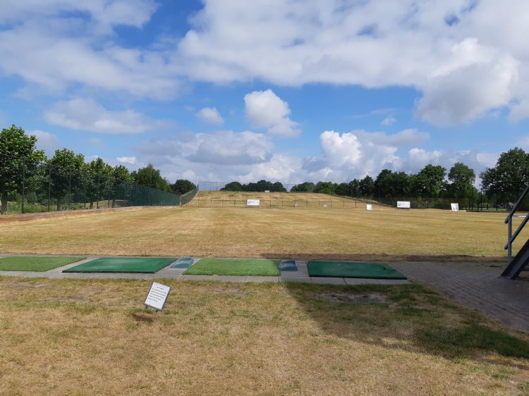 Driving range van de Golfhorst. Foto uit artikel Team in Beeld Greenkeeper 3 2020 