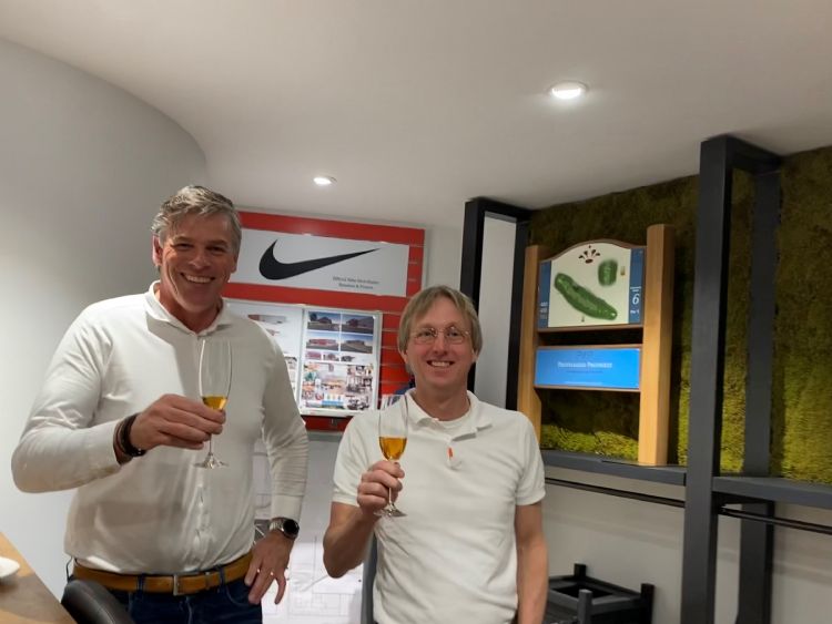 Dick Cluistra en Duco van Oosterhout