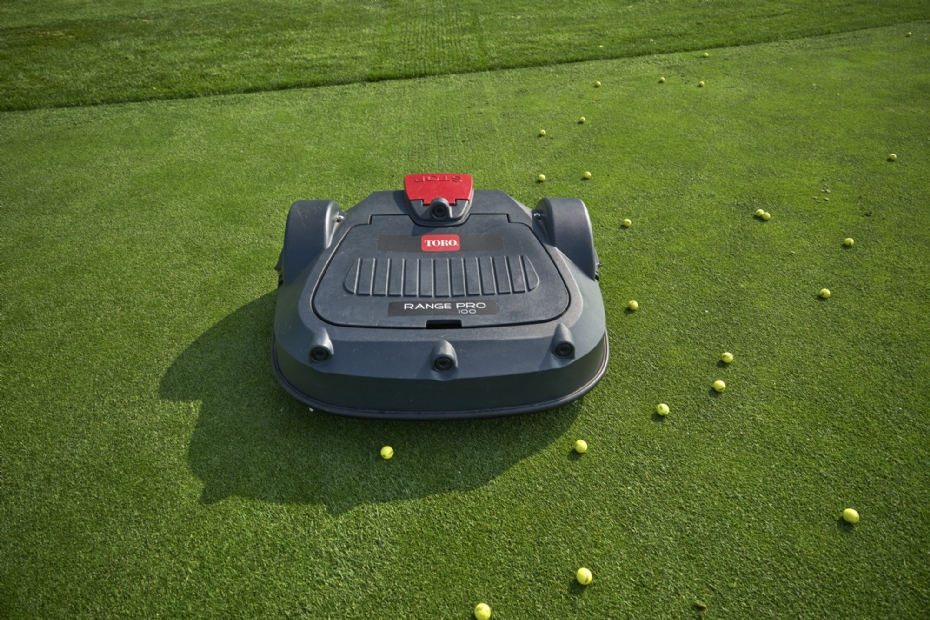 Alle ballen verzamelen: Toro Range Pro 100