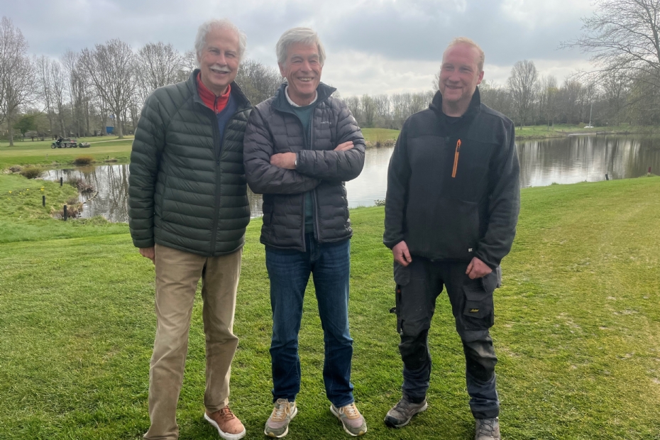 Bart Broersma, Ronald Abma en Andrew Knott.